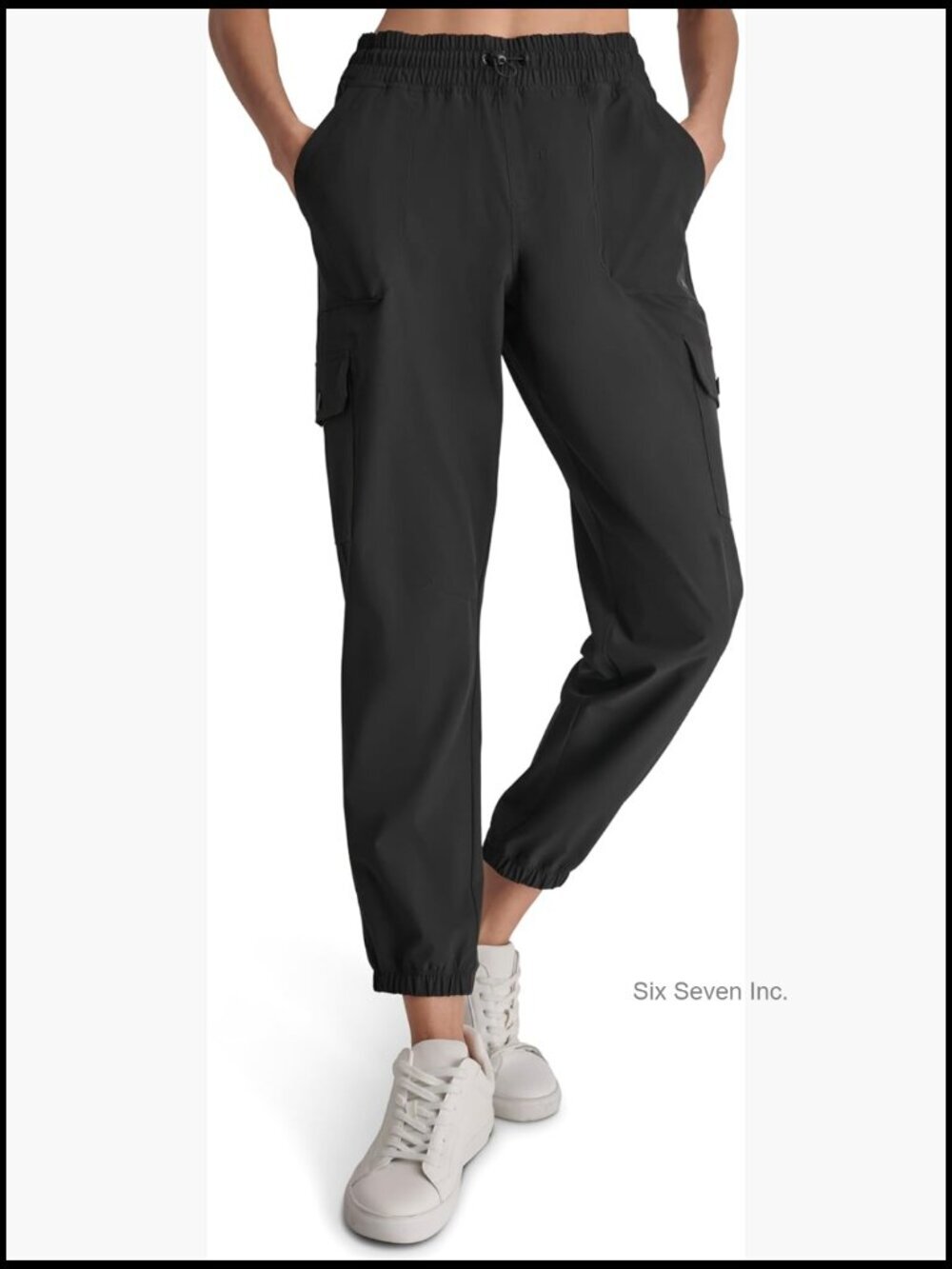 Wide Leg Adjustable Waistcord Cargo Pant Jogger